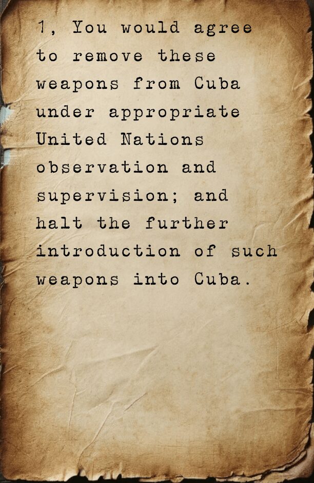 JFK's Letter That Ended the Cuban Missile Crisis 2